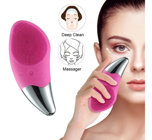 Imagen 3 de 9 de Pack 3 Cepillo Facial Exfoliador Masaje Contorno Ojera Bolsa
