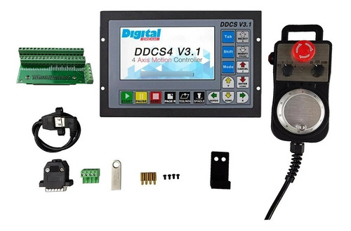 Controladora Cnc 4 Eixos Ddcsv3.1 + Mpg - Pronta Entrega!