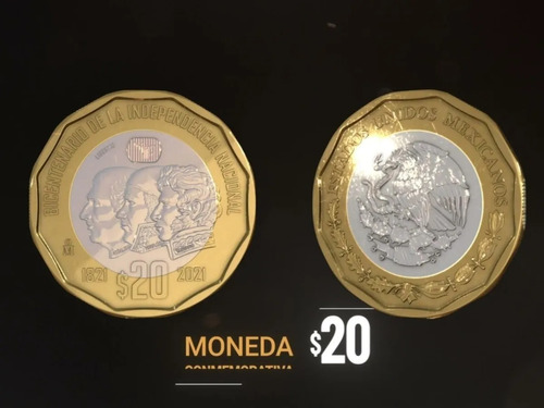 Moneda 20 Pesos Nueva Encapsulada Bicentenario Independencia