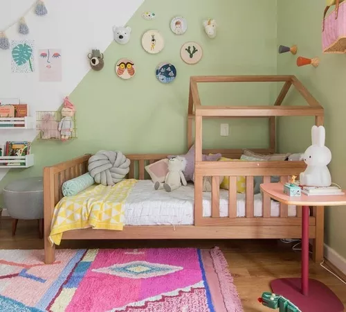 Cama montessori de madera recamara infantil mod. Aurora – Rubicon Mueblería