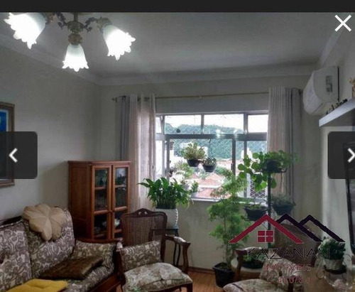 Imagem 3 de 15 de Apartamento Com 3 Dormitórios - Santos/sp - 5140
