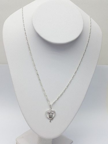 Imagen 3 de 3 de Dije De Gato Plata Ley .925 Incluye Cadena 09 ¡envio Gratis!