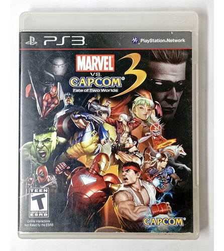Marvel Vs Capcom 3 Fate Of Two Worlds Playstation 3 Rtrmx Vj