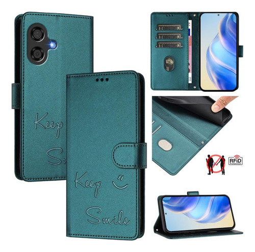 Funda De Piel Smile Rfid Para Coolpad Cool 40i Para Coolpad
