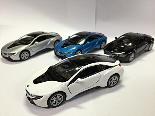 Kinsmart Bmw I8 1:36 Scale Super Car, 4 Piezas.