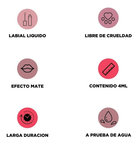 Imagen 2 de 8 de Set Labiales Regina Tattoo