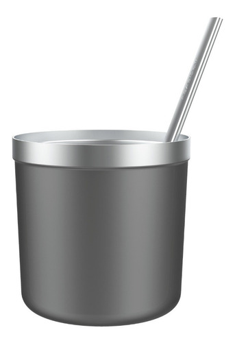 Termo Electrico Peabody Et1001d E-termo 1l Mate Bombilla P1 Color Gris oscuro
