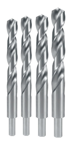 Kit 4 Brocas Aço Rápido 18mm 20mm 21mm 22mm Com Rebaixo