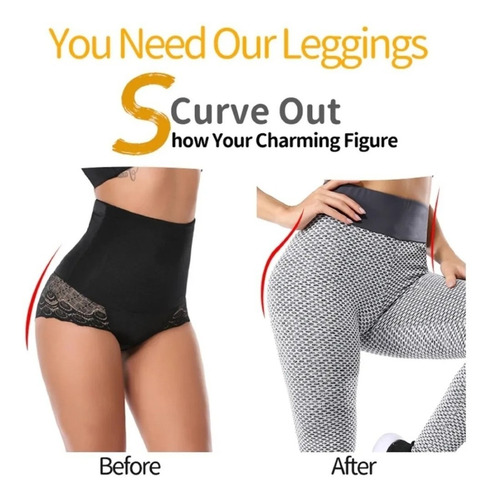 12 Legins Malla Mayon Deportivos Push Up Lycra Anticelulitis