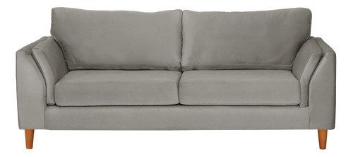 Sofa Milan 3c Tela Velvet Gris