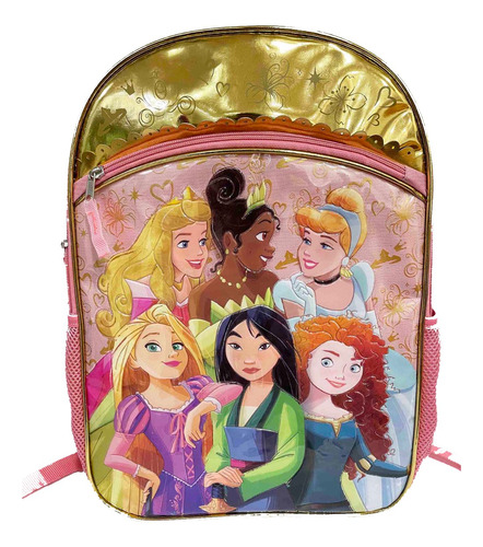 Bolso Morral Escolar Princesas Disney Importado
