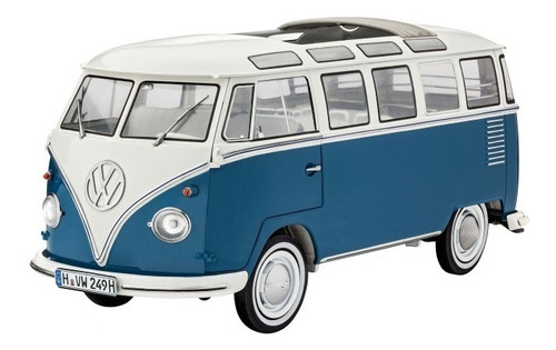 Ilustracion Volkswagen Combi - Lamina 45 X 30 Cm.