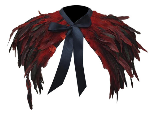 Chal De Plumas Cómodo Cuello De Plumas En Capas For Fiesta