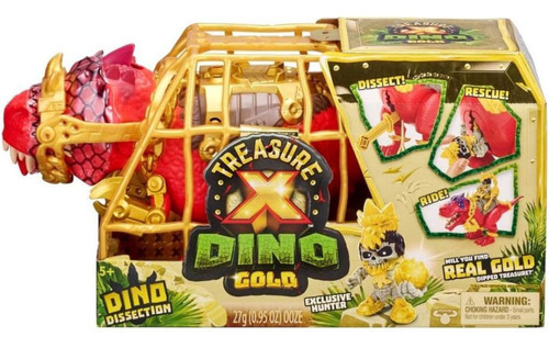 Boneco Dinossauro Treasure X - Dino Gold Dissection Candide