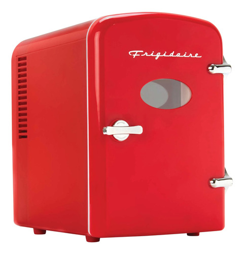 Mini Refrigerador Frigidaire Retro Rojo 6 Latas O 4 Lts / G