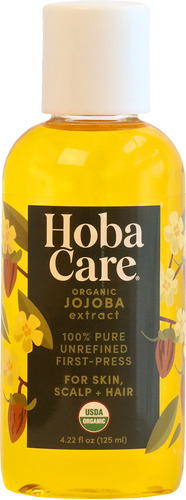 Hobacare Aceite De Jojoba Orgnico  Aceite De Jojoba 100% Pur