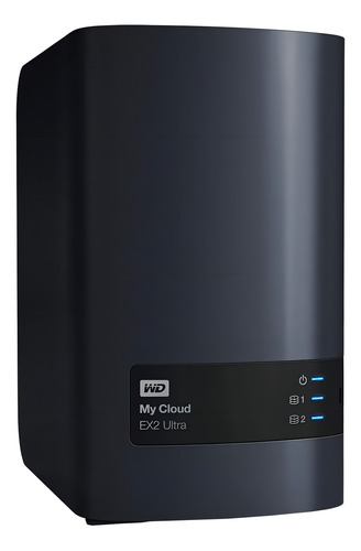 externo Western Digital My Cloud EX2 Ultra WDBVBZ0040JCH 4TB negro