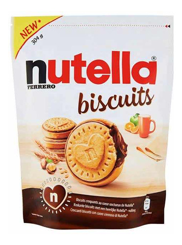 Nutella Biscuits Deliciosas Galletas 276gr
