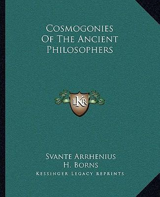Libro Cosmogonies Of The Ancient Philosophers - Svante Ar...