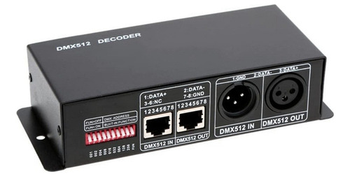 Decodificador Dmx512 Led Dimmer Driver Controlador Rgbw -512