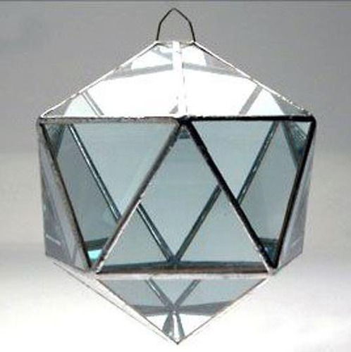 Prisma de agua icosaedro (10 cm)