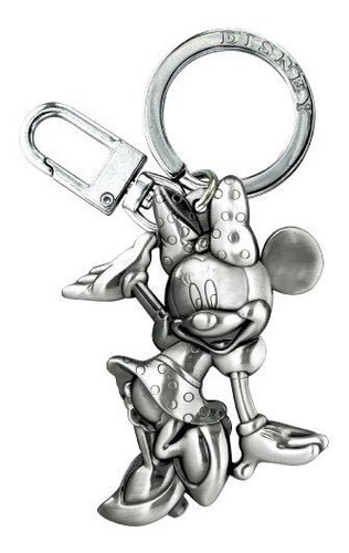 Disney Agitando Llavero De Peltre Minnie 2d