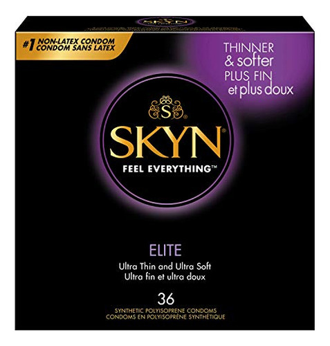 Skyn Elite  36 Count  Condones Ultrafinos Y Lubricados Sin