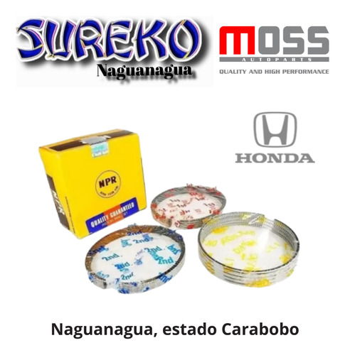 Anillos De Motor Para Honda Civic 1.7 