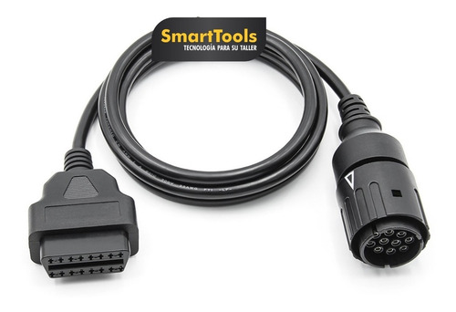 Imagen 3 de 3 de Adaptador Obd2 16 Pin A Motos Bmw 10 Pin