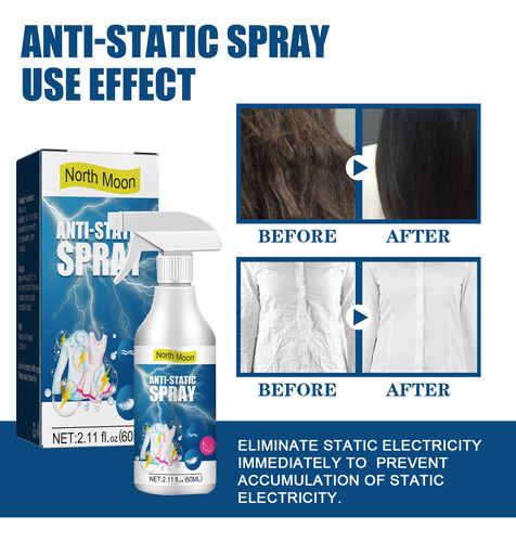 2×spray Antiestático For Ropa De Casa Y Edredones