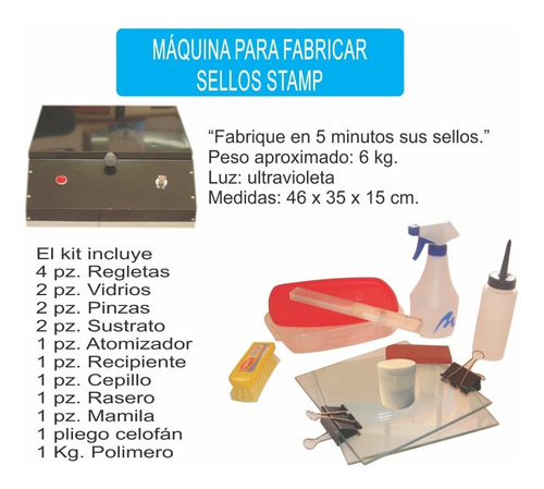 Maquina Para Fabricar Sellos De Polimero.