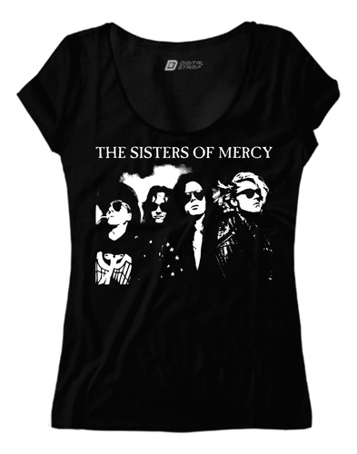 Remera Mujer The Sisters Of Mercy Rock Gotico 8 Dtg Premium