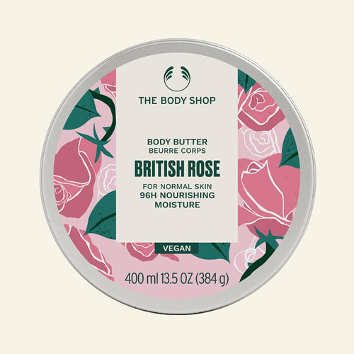 Bdy Body Butter British Rose 400ml A0x