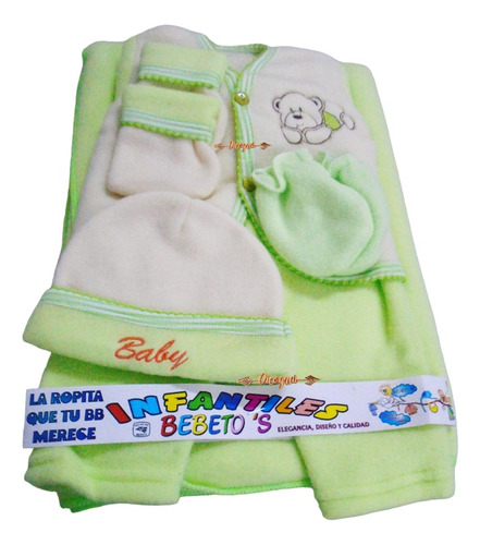 Kit Set De Bienvenida Para Bebe Recién Nacido (6 Piezas)