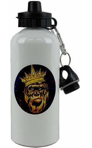 Botella Aluminio Hoppy Doble Tapa King Kong Ar13