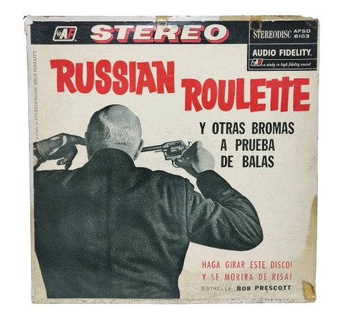 Bob Prescott  Russian Roulette, Lp La Cueva Musical