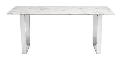 Mesa De Comedor Modelo Atlas - Blanco Këssa Muebles