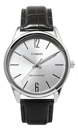 Reloj Casio Caballero Plata Mtp-v005l-7bud