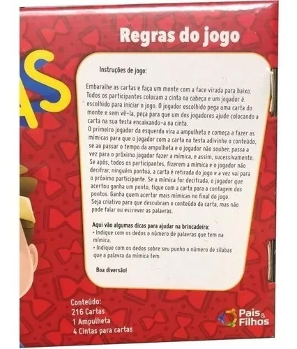 Kit 2 Jogos De Tabuleiro Infantil Caiu Perdeu E Mimica