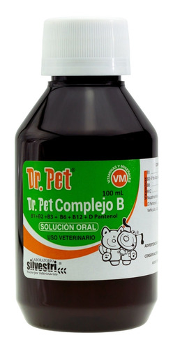 Dr Pet Complejo B 100ml Vitaminas Uso Veterinario