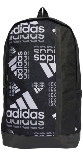 Mochila urbana adidas Linear Graphic IJ5644 cor preto 21L