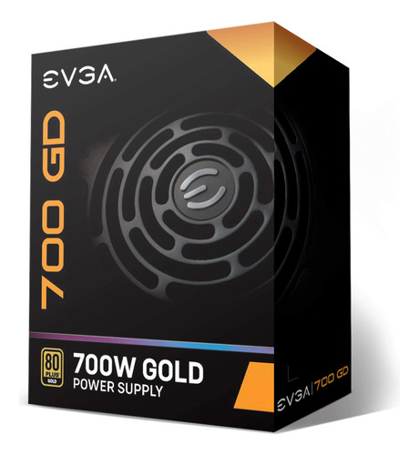 Fuente De Alimentación Evga 700 Gd 700w 80+ Gold Con 5 Años