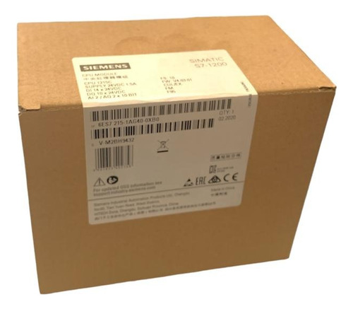 Siemens 6es7215-1ag40-0xb0 Simatic S7-1200