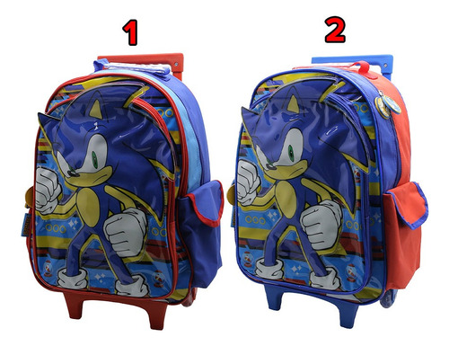 Mochila Carrito Sonic 16 Pulgadas Mundo Moda 2024