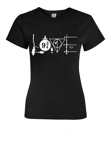 Polera Harry Potter Mujer Love  Mod6