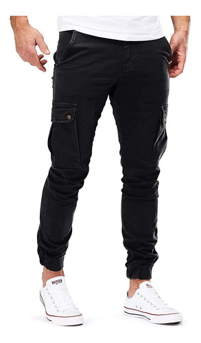 Pantalón Jogger Pantalo Skinny Pantalones Cargo Hombre