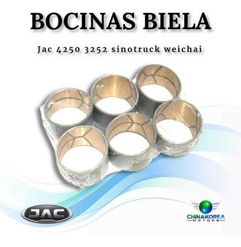 Bocinas De Biela Jac 4250 / 3252 Sinotruck Weichai