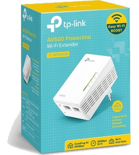 Extensor Tp-link Adaptador Power Line Av600 300mbps