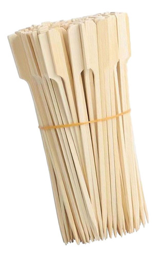 6 Brochetas De Bambú Para Asar - Paquete De 500 6 Piezas