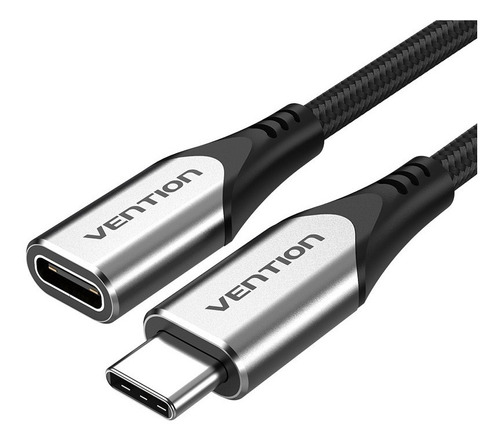 Cable Extensor Usb C 3.1  1m Algodon Mallado Vention